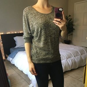 Forever21 gray blouse business casual